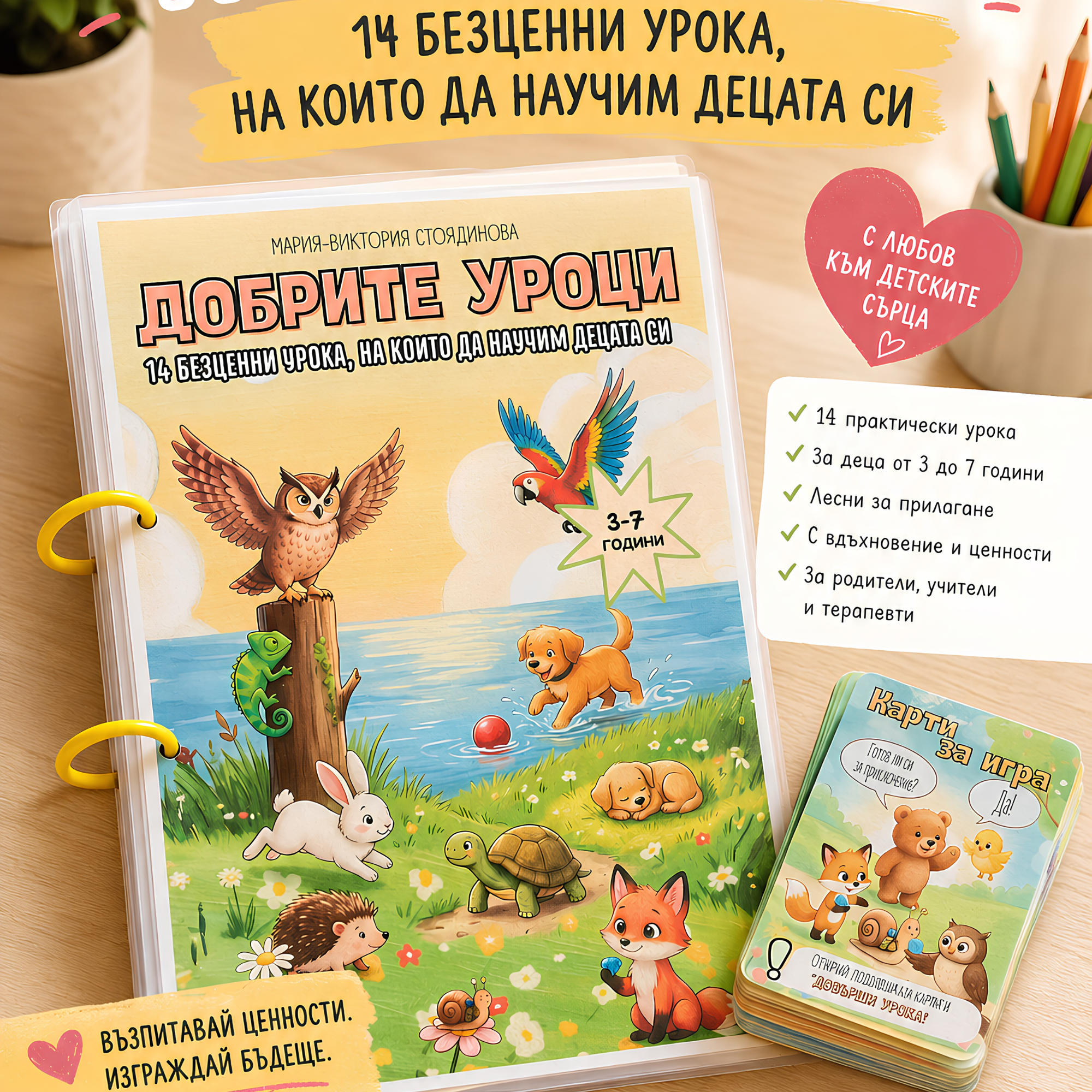 Детска книжка 'Добрите уроци'